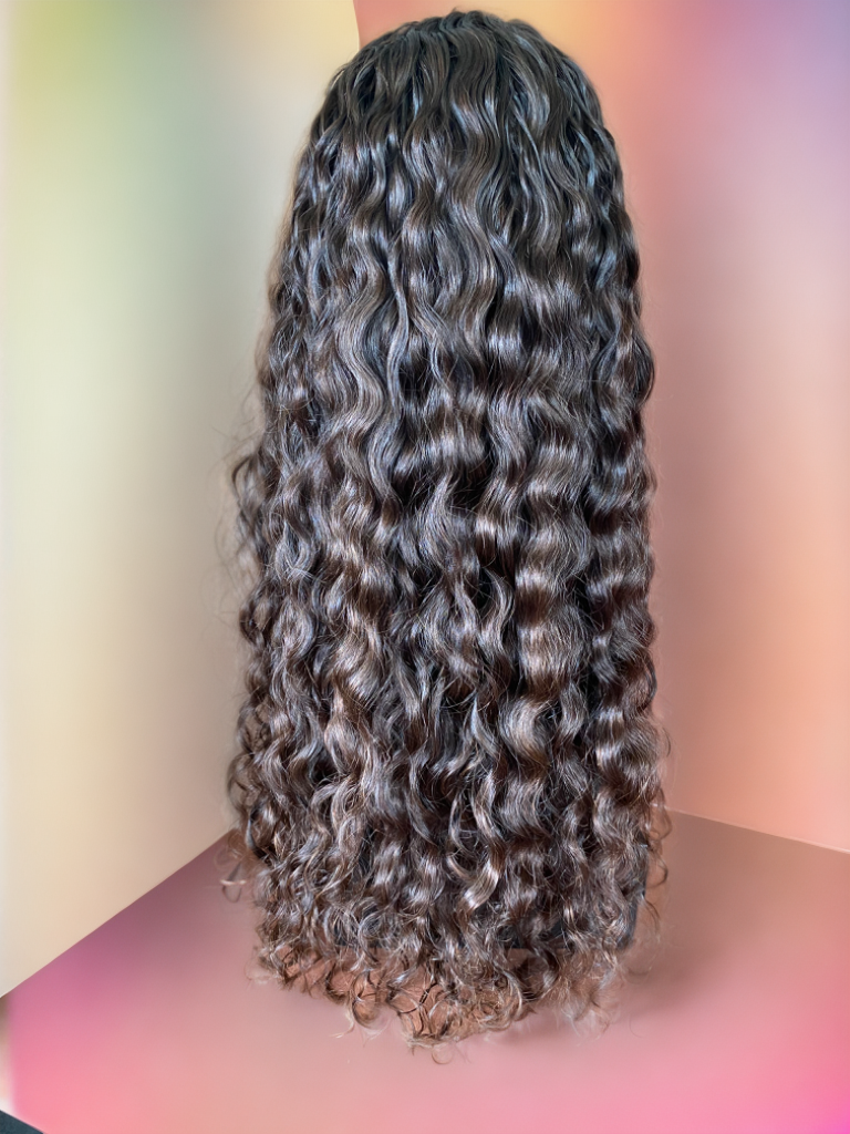 U part wig natural curly