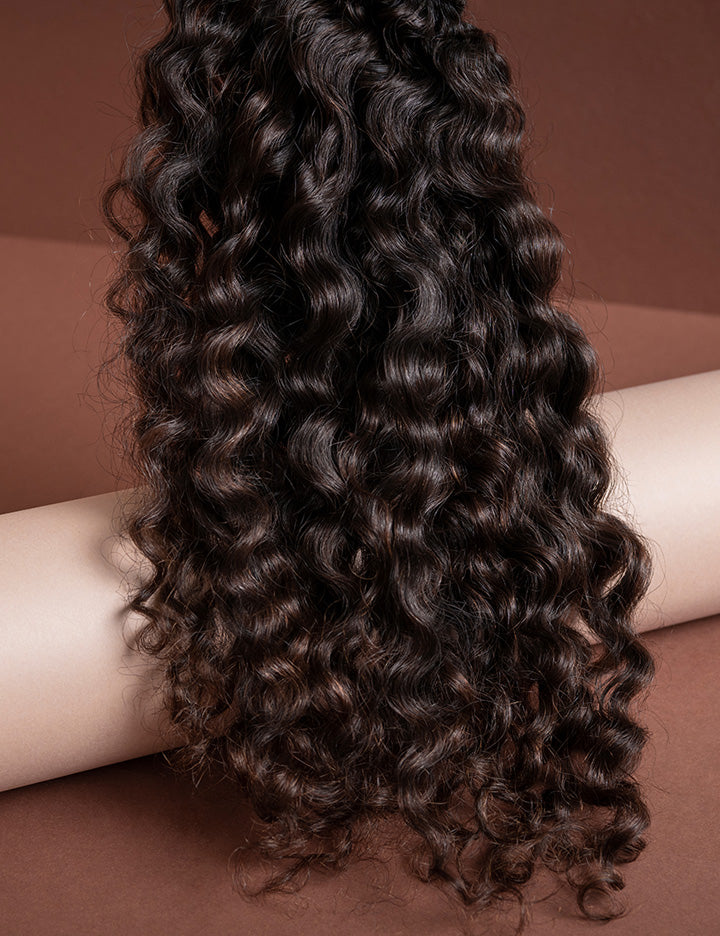 Kinky curly Golden Brown