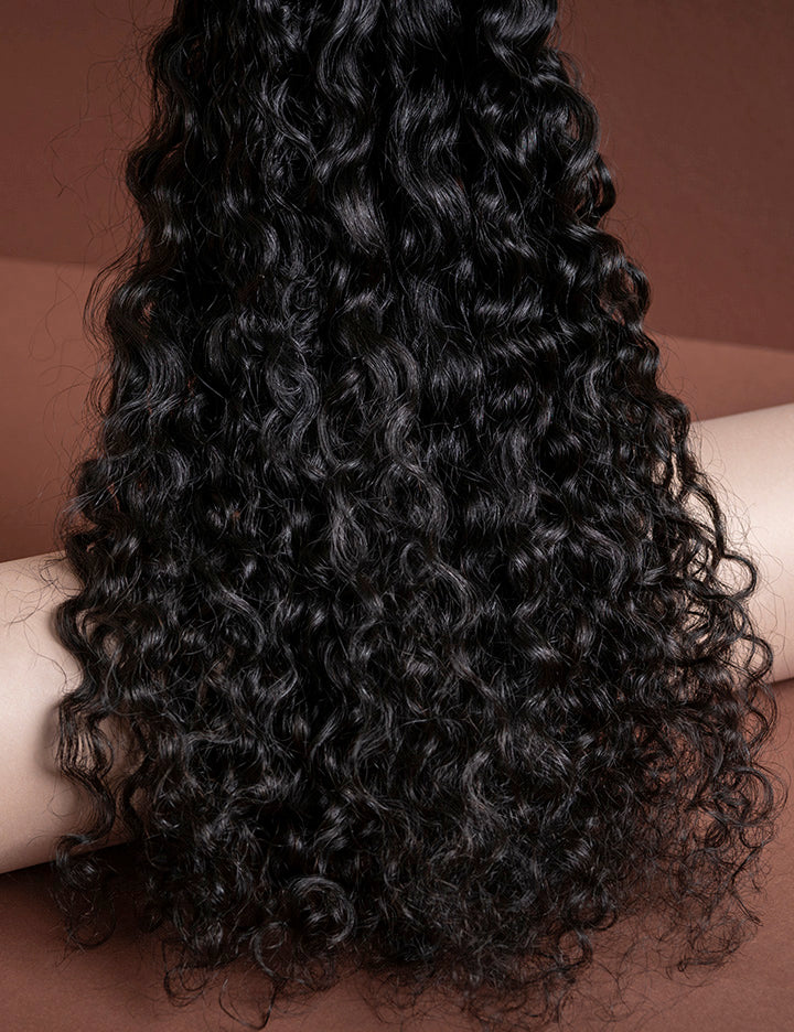 Kinky curly Natural Brown