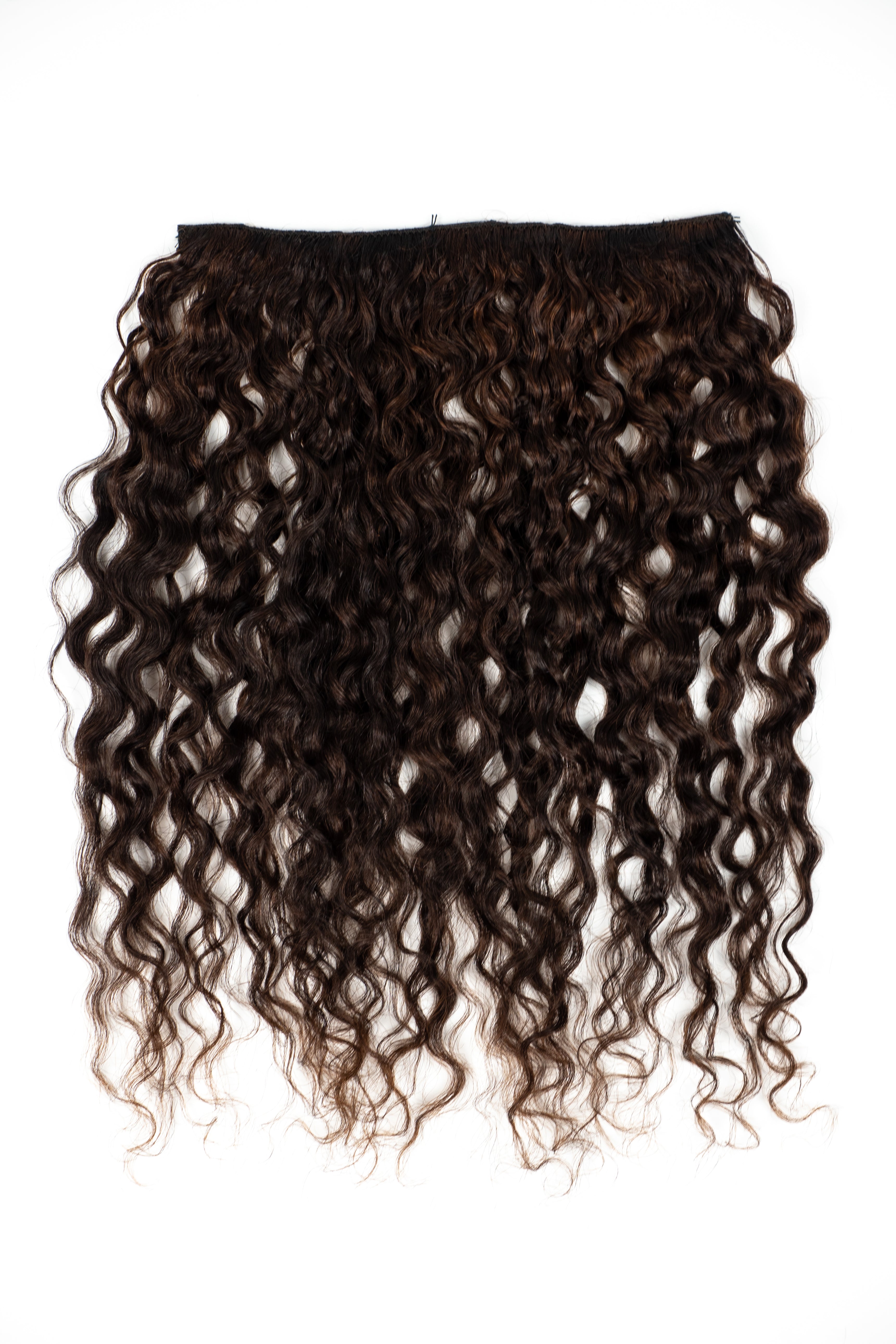 Kinky curly clip in Golden Brown